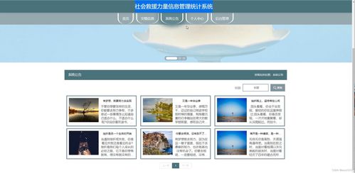 基于Java SSM框架的社會救援力量信息管理統(tǒng)計系統(tǒng)設(shè)計與實現(xiàn)